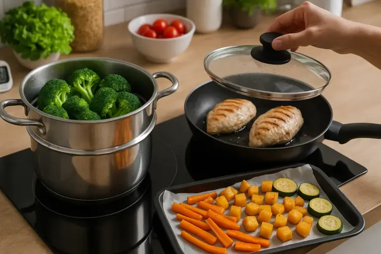 Qual è il modo migliore per cucinare senza olio? Le tecniche che conservano i benefici degli alimenti