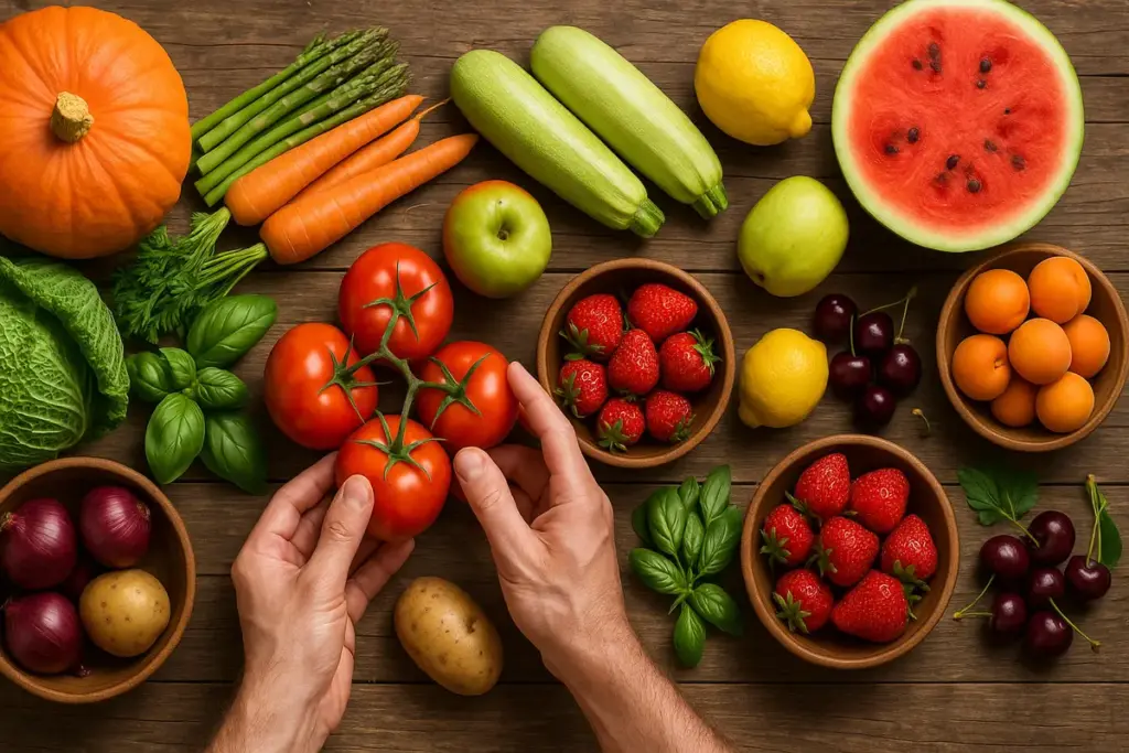 Importanza della stagionalità nella scelta dei cibi: Come migliorare la varietà e la freschezza dei pasti in modo naturale