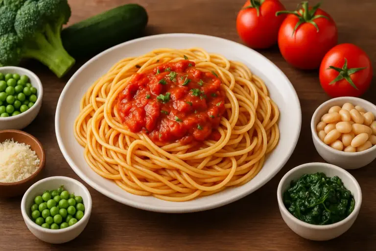 Sughi veloci e leggeri per la pasta: Idee che aumentano fibre e riducono calorie senza rinunciare al piacere