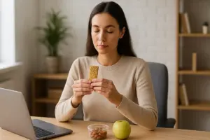 Alimentazione mindful al lavoro: Come evitare il consumo automatico di snack e migliorare concentrazione