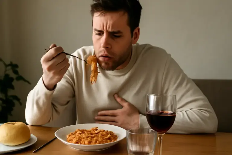 Digestione lenta dopo i pasti: i comportamenti a tavola che la peggiorano