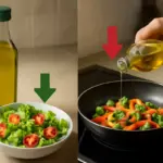 Olio d’oliva extravergine a crudo o in cottura: cosa cambia per la salute