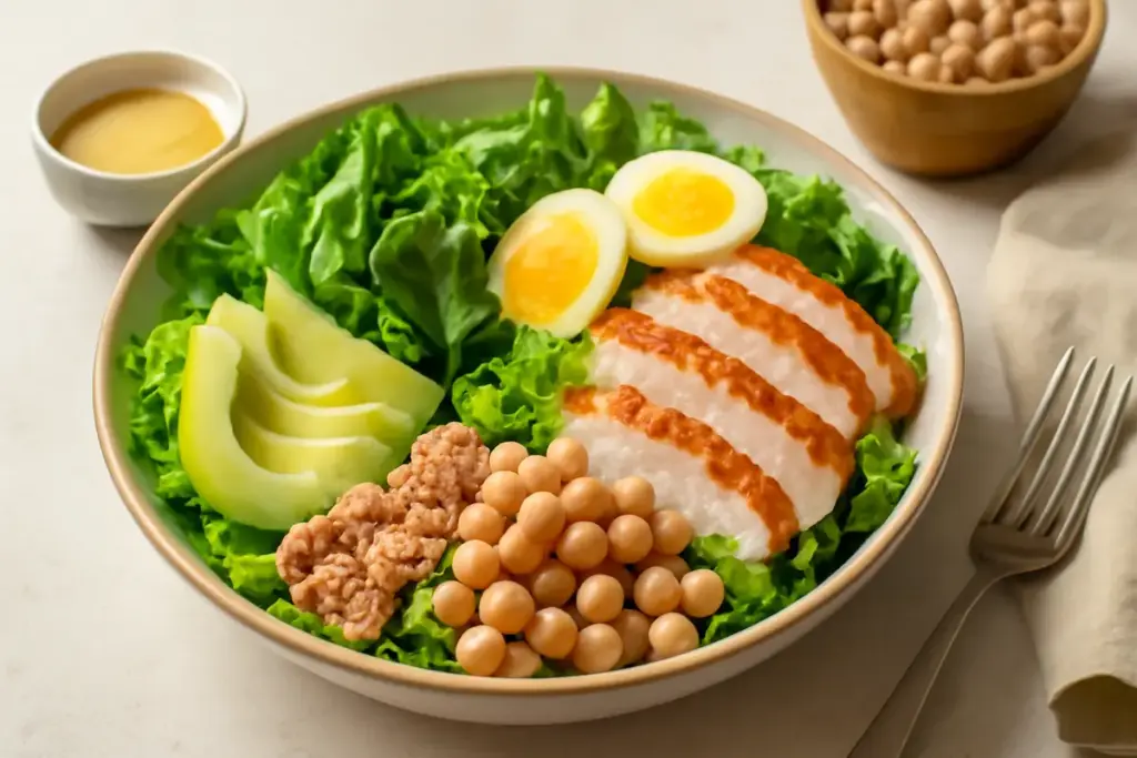 Proteine nell’insalata completa: gli abbinamenti che saziano davvero