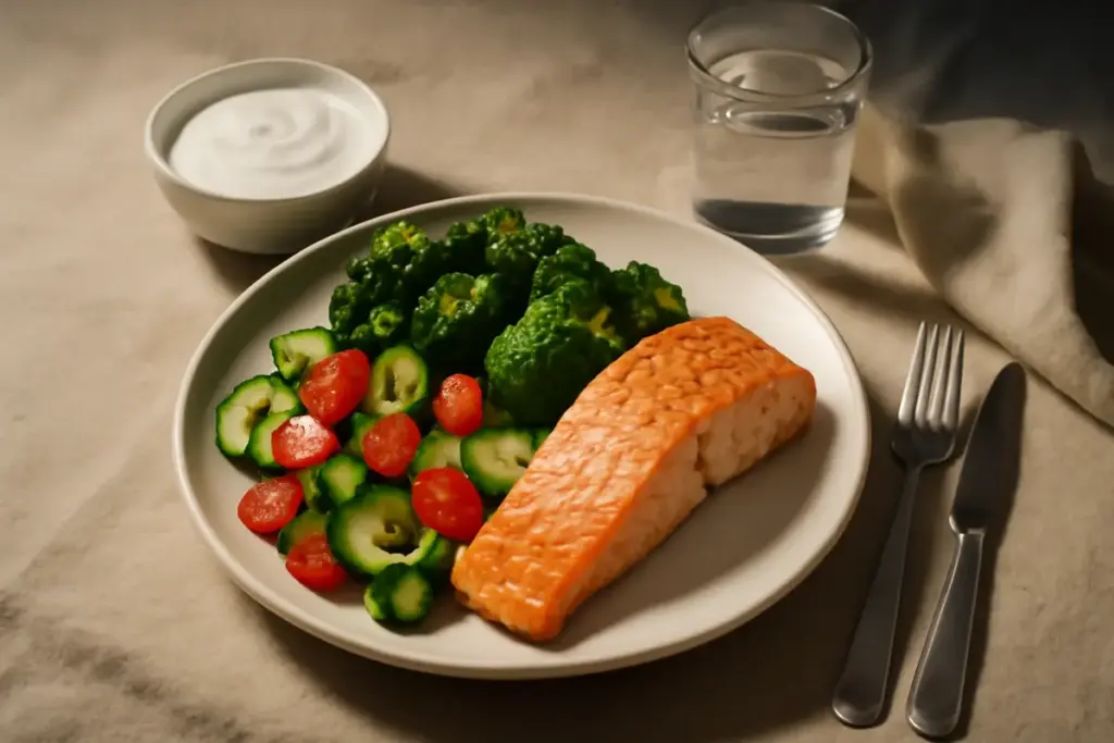 Cena light a basso IG: l’abbinamento che stabilizza la glicemia di notte
