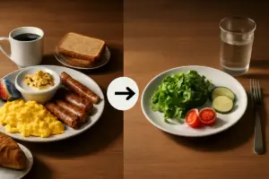Colazione abbondante o cena leggera: come cambia il senso di sazietà