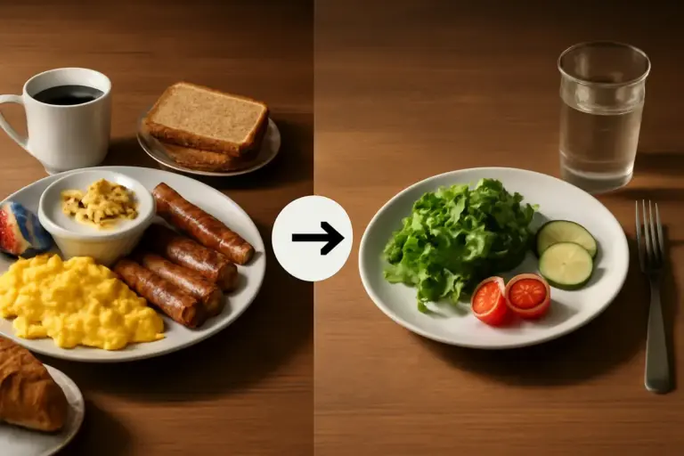 Colazione abbondante o cena leggera: come cambia il senso di sazietà
