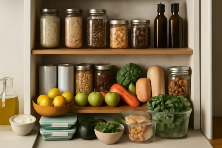 Dispensa base per meal prep salutare: cosa non deve mancare mai